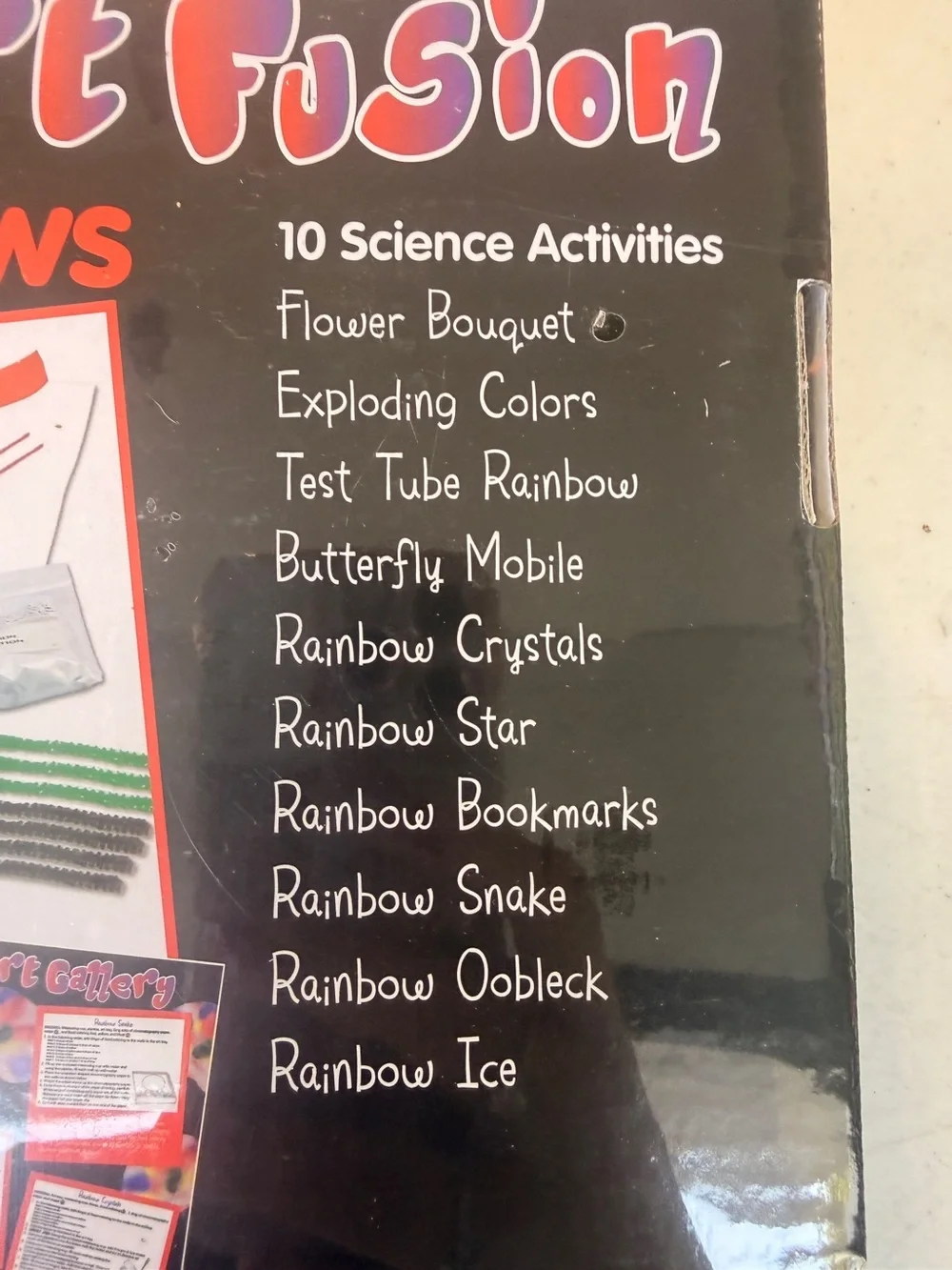 Young Scientists Club Science Art Fusion Rainbow craft Kit. NEW